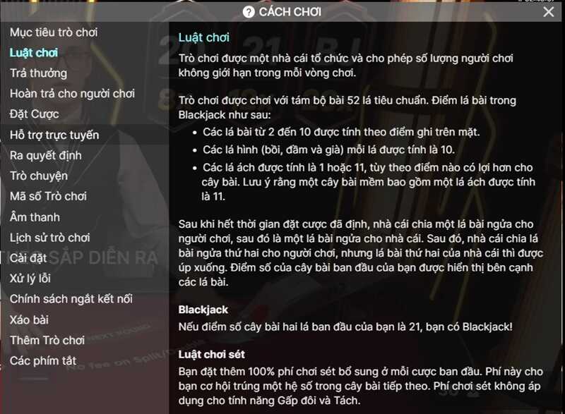 Bật mí cách chơi blackjack ngũ linh liên tục 6 Tìm hiểu tường tận luật chơi bài blackjack
