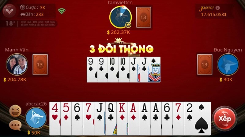 Những kết hợp bài đặc biệt giúp người chơi thắng trắng Những kết hợp bài đặc biệt giúp người chơi thắng trắng
