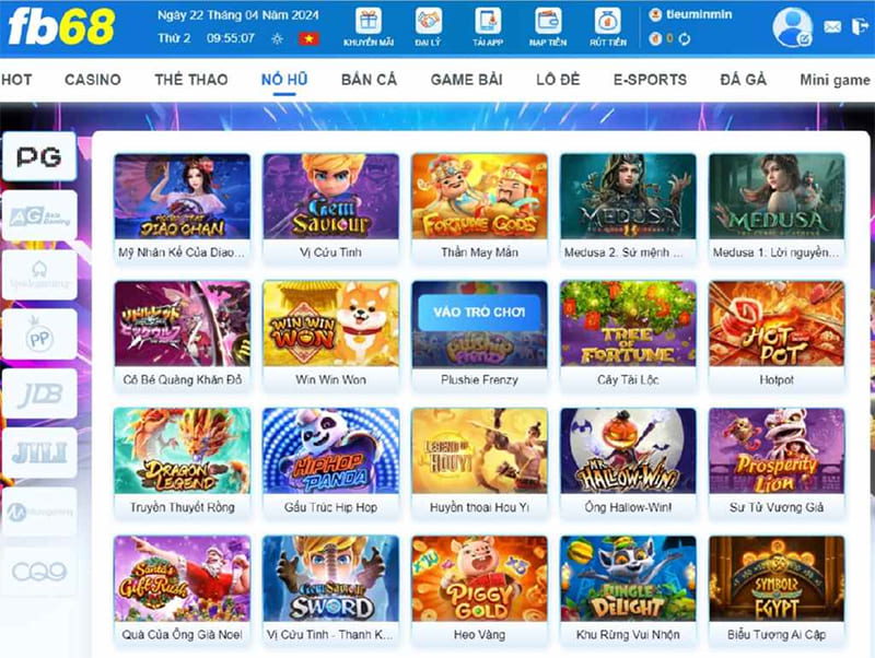 Nhà cái FB68 cung cấp kho game phong phú và cuốn hút Nhà cái FB68 cung cấp kho game phong phú và cuốn hút